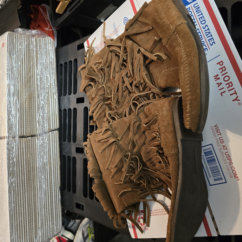 Fringe Suede Boots